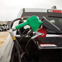 Pistolet de distribution automatique vert pour essence R.M.G. Prévention