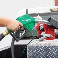 Pistolet de distribution automatique vert pour diesel R.M.G. Prévention