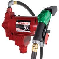 115/230V AC Fuel Transfer Pump with Nozzle R.M.G. Prévention