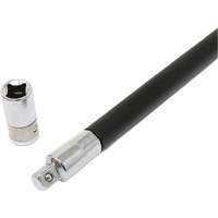 Tournevis flexible extra-long avec adaptateur carr&eacute; 1/4" x hexagonal 1/4" R.M.G. Prévention
