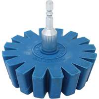 Conical Gear Eraser Wheel with Quick-Connect Arbor Adapter R.M.G. Prévention