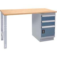Industrial-Duty Workbench, Door w/ Drawer Combination, 1000 lbs Cap., 72" W x 36" D, 34" H R.M.G. Prévention