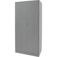 Armoires de rangement Hi-Boy, Acier, 4 Tablettes, 72" h x 36" la x 18" P, Gris R.M.G. Prévention