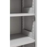 Armoires de rangement Hi-Boy, Acier, 4 Tablettes, 72" h x 36" la x 18" P, Gris R.M.G. Prévention