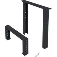 Pattes d'&eacute;tabli pour service industriel, Acier, 24" p x 34" h, Simple R.M.G. Prévention