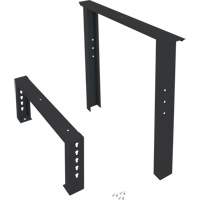 Pattes d'&eacute;tabli pour service industriel, Acier, 30" p x 34" h, Simple R.M.G. Prévention