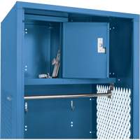 Gear Locker, Steel, 24" W x 18" D x 72" H, Dark Blue R.M.G. Prévention
