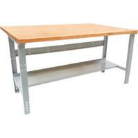 Industrial Modular Workbench, 1000 lbs. Cap., 72" W x 48" D R.M.G. Prévention