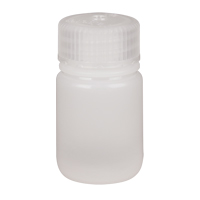 Bouteilles &agrave; large ouverture, Ronde, 1 oz, Plastique R.M.G. Prévention