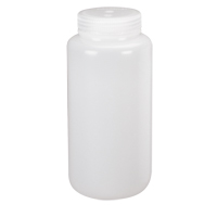 Wide-Mouth Bottles, Round, 8 oz., Plastic R.M.G. Prévention