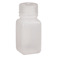 Easy-Grip Space-Saver Bottles, Square, 2 oz., Plastic R.M.G. Prévention