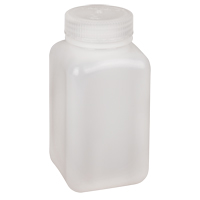 Easy-Grip Space-Saver Bottles, Square, 16 oz., Plastic R.M.G. Prévention