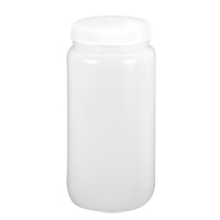 Wide-Mouth Bottles, Round, 1 gal., Plastic R.M.G. Prévention