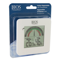 Hygrom&egrave;tres int&eacute;rieurs avec indicateur de confort BIOS, Contact, Num&eacute;rique, -58-158°F (-50-70°C) R.M.G. Prévention