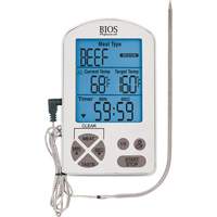 Thermom&egrave;tre &agrave; viande haute de gamme et minuterie, Contact, Num&eacute;rique, -4-122°F ( -20-50°C) R.M.G. Prévention