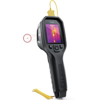 24:1 Spot IR Thermal Imaging Camera with Bullseye Laser & Type K Thermocouple, 160 x 120 pixels, -10° - 45°C (14° - 113°F), 70 mK R.M.G. Prévention