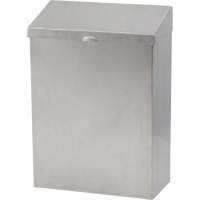 R&eacute;cipient en m&eacute;tal pour les produits menstruels Health Gards R.M.G. Prévention