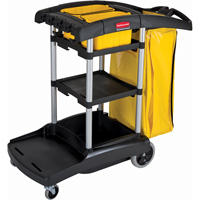 High Capacity Cleaning Carts With Bins R.M.G. Prévention