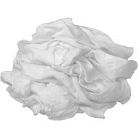 Wiper, Cotton/Polyester, White, 20 lbs. R.M.G. Prévention