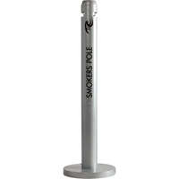 Cendriers Smokers' Pole, Sur pied, Aluminium, Hauteur 41" R.M.G. Prévention