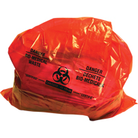 Sure-Guard Bio-Medical Waste Liners, Bio-Hazard, 38" L x 30" W, 2 mil R.M.G. Prévention