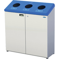 Stations de recyclage autonomes, Vrac, Acier, 53,1 gal. US R.M.G. Prévention