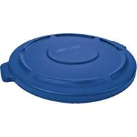 Couvercle rond pour poubelle Brute, Couvercle plat, Plastique, Convient aux contenants 22-1/4" dia. R.M.G. Prévention