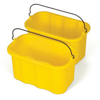 Seau porte-accessoires Executive Series, Capacit&eacute; de 2.5 gal. US (10 pintes), Jaune R.M.G. Prévention