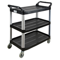 Utility Cart, 3 Tiers, 19-3/4" x 37-1/2" x 40-1/4", 250 lbs. Capacity R.M.G. Prévention