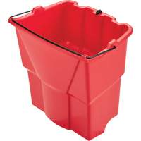 Seau optionnel Wavebrake pour eau sale, Capacit&eacute; de 4.5 gal. US (18 pintes), Rouge R.M.G. Prévention