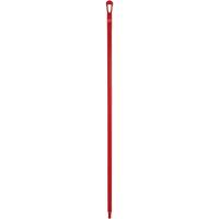 Ultra Hygiene Handle, Broom/Scraper/Squeegee, Red, Ergonomic, 59" L R.M.G. Prévention