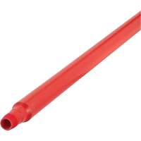 Ultra Hygiene Handle, Broom/Scraper/Squeegee, Red, Ergonomic, 59" L R.M.G. Prévention