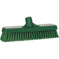 Brosse &agrave; r&eacute;curer pour planchers et murs, Crins Ferme, 12", Polyester, Vert R.M.G. Prévention