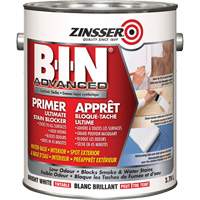 B-I-N&reg; Advanced Synthetic Shellac Based Primer, 3.78 L, Gallon, Tintable Bright White R.M.G. Prévention
