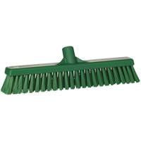 T&ecirc;te de balai-brosse &agrave; soies combin&eacute;es, Crins Cors&eacute;/Fin, 16-1/2", Polyester, Vert R.M.G. Prévention