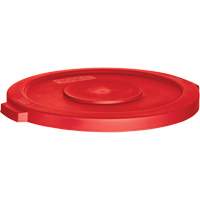 Waste Container Lid, Flat Lid, Plastic, Fits Container Size: 24" Dia. R.M.G. Prévention