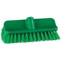 Brosse &agrave; angle double ColorCore pour surfaces hautes et basses, Soies Ferme, Longueur de 10", Vert R.M.G. Prévention
