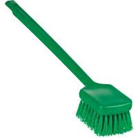 Brosse &agrave; manche long ColorCore, Soies Ferme, Longueur de 20", Vert R.M.G. Prévention