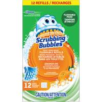 Scrubbing Bubbles&reg; Fresh Brush&reg; Toilet Brush Flushable Refills, Refill R.M.G. Prévention