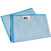 Chiffon de nettoyage pour vitres, Microfibre, Bleu R.M.G. Prévention
