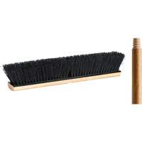 Push Broom with Handle, 18", Medium, Tampico Bristles R.M.G. Prévention