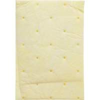 Tampon absorbant haute capacit&eacute; pour produits chimiques, Mati&egrave;res dangereuses, 14,5" x 9,25", 26,3 gal d'absorption R.M.G. Prévention