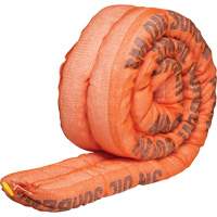 Barri&egrave;re de pollution absorbante double pour produits p&eacute;troliers, Huile seulement, 10' lo x 4" la, Absorption 36,8 gal R.M.G. Prévention