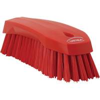 Grande brosse &agrave; main oblique, Soies Ferme, Longueur de 8", Rouge R.M.G. Prévention