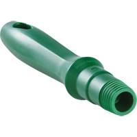 Mini manche, Brosse/Support &agrave; tampon/Grattoir/Raclette, Vert, Standard, 6-1/4" lo R.M.G. Prévention