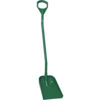 Ergonomic Small Blade Shovel, 50" Length, Plastic, Green R.M.G. Prévention
