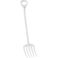 Hygienic Fork, 49" Length, Plastic, White R.M.G. Prévention