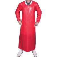 Top Dog 6 Mil. Gown, Large, Red, Polyurethane R.M.G. Prévention