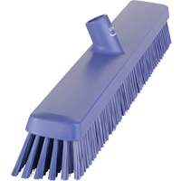 Heavy-Duty Push Broom, Fine/Stiff Bristles, 24", Purple R.M.G. Prévention