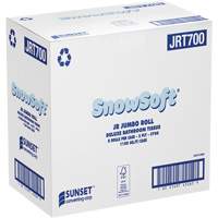 Papier hygi&eacute;nique de luxe Snowsoft, Rouleau G&eacute;ant, 2 Pli, Blanc R.M.G. Prévention
